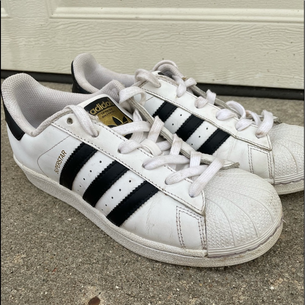 Adidas Superstar Shoes Black and White